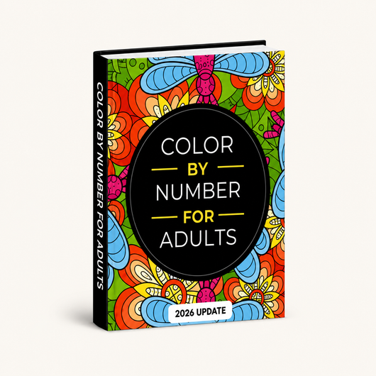 Color By Number For Adults - A Coloring Book For Stressed out Parents